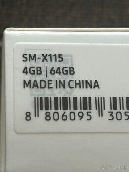 Nový tablet zabalený SAMSUNG