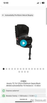 Cybex autosedacka cena dohodou