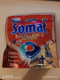 ⚡Somat Excellence Premium 5v1 tablety do myčky 20 ks⚡ - 1