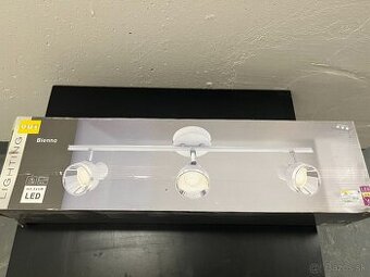 LED bodové svietidlo Bienno biele, 3 x 4 W
