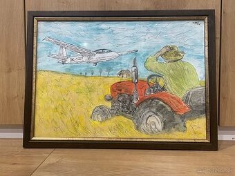 Ručne maľovaný obraz