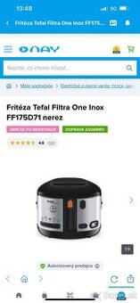 Friteza Tefal Filtra one inox