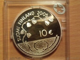 Ukončenie WW2 2005 10€ PROOF – Investičné striebro Fínsko