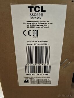 Tcl 55c69b darujem/kupim