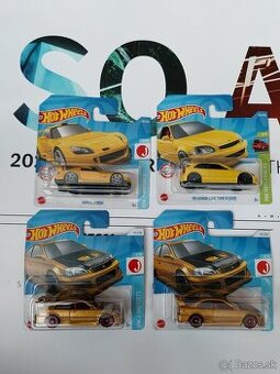 🚗Predam kolekciu modelov áut značky Honda Hotwheels📏