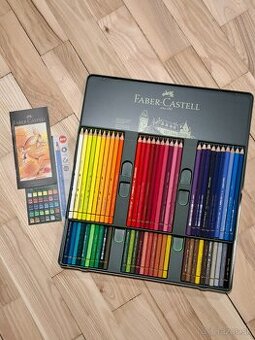 Faber-Castell Polychromos – 60 ks, plechové puzdro