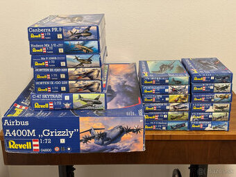 Plastikové modely lietadiel 1:72 a 1:144