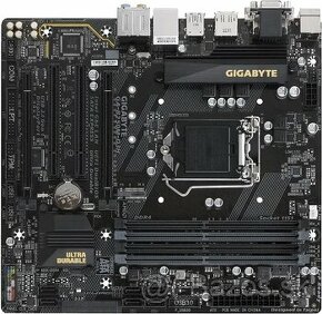 GIGABYTE B250-D3H (1151 6 a 7 generácia) / i3-6100 / 8GB RAM