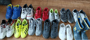 Sada značkovej obuvi 13 párov UA, Adidas, Nike, NB