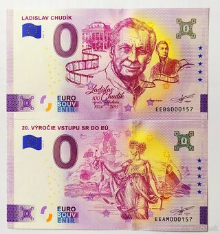 0€ / 0 euro / 0 eurová bankovka  .........