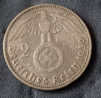 PREDÁM 2 Reichsmark 1939 A