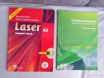 Učebnice, skriptá pre VŠ + Laser A2 Student's book pre SŠ