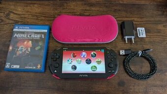 PS Vita 2000 slim čierno-ružová