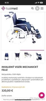 invalidny vozik 160€
