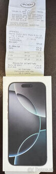 Apple iPhone 16 pro 128GB nový