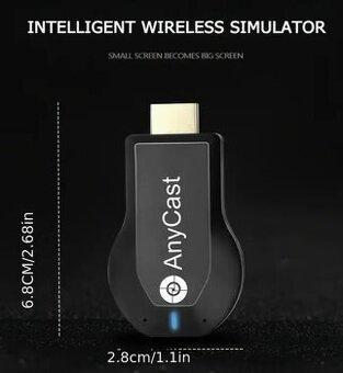 Adaptér Wi-Fi AnyCast M2 Plus na TV streaming