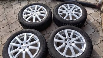 Sada alu diskov 5X112 zimne pneu.CONTINENTAL 205/55R16