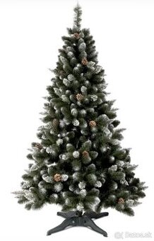 UMELÝ VIANOČNÝ STROMČEK BOROVICA ALICA DIAMANTOVÁ 180cm