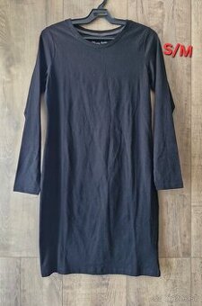 Čierne elast.šaty 36/38 (S/M)