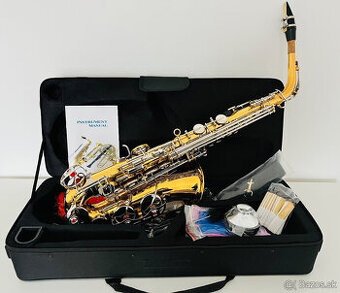 Predám nový Es- Alt saxofón- kópia k modelu Yamaha- pekný zv