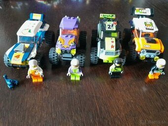 4x LEGO city truck : 60146, 60055, 60218, 60251
