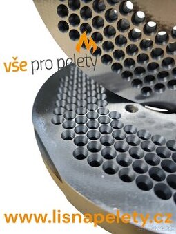 České lisovací matrice na pilinu do lisů na pelety