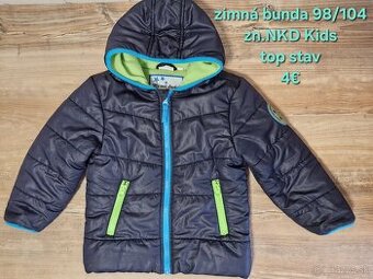 Chlapčenská zimná bunda 98/104