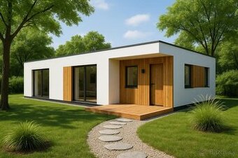Moderný dom 12 × 4,8 m – celoročné bývanie - 1