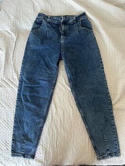 Dámske džínsy veľkosť M – vysoký pás