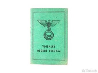 Kúpim takýto preukaz zo zeleným obalom...