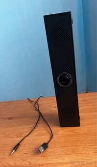 Predám USB soundbar reproduktor pre PC/monitor s modrým LED
