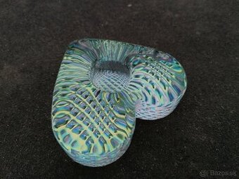 Predám sklenený stojan na sviečku Srdce