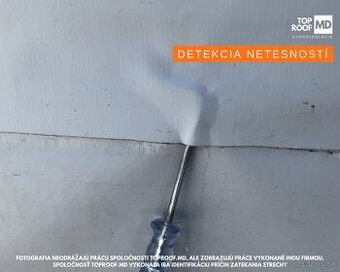 Iskrová a dymová skúška, zatekanie, netesnosti, diagnostika