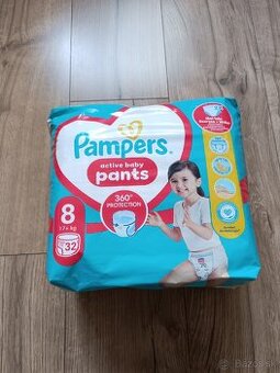 Plienky Pampers Active Baby pants, veľkosť 8