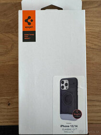 Kryt Spigen Classic C1 MagSafe, graphite - iPhone 13/14