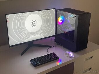 Herný PC +monitor,klávesnica,myš