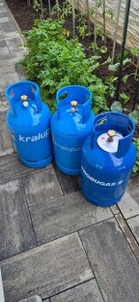Predám 10kg propan butan fľaše s zostatkovým plynom..