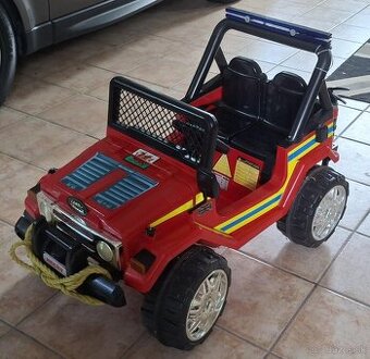 Detské elektrické hasičské auto