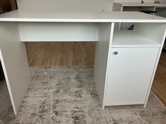 PC stôl, biela,