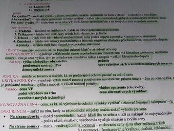 Maturitné témy - ekonomika