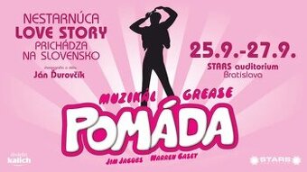 Predám 2x lístok na Pomádu 27.9.2025 19:00