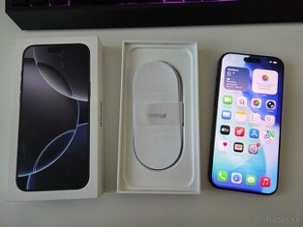 Apple Iphone 16 Pro Max 256GB, zdravie baterie 98 percent
