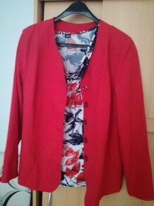 Blúzka so sakom,čierny top,modrá bluzka- znížená cena