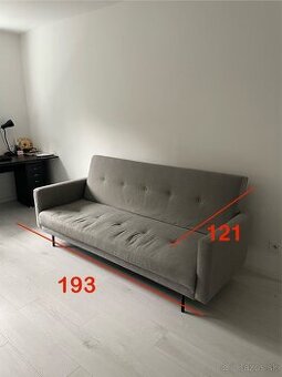 Rozkladacia pohovka JYSK, 3-miestna