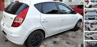 HYUNDAI i30 1.4 2009 predám motor G4FA, DVERE, NÁRAZNÍK, KAP