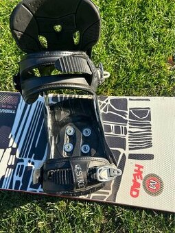 Snowboard + viazanie + topánky 42, + Bunda. - 1