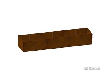 Vyvýšený záhon 4.5 x 1 x 0.7 (CORTEN)