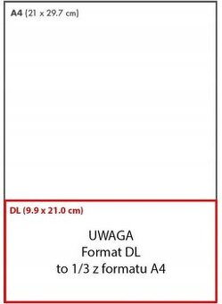 Kancelársky papier formát DL 80 g 500 listov