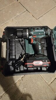 Aku vrtaci skrutkovac Parkside komplet ZARUKA