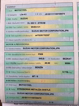 Predám Suzuki v-strom